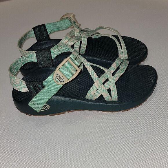 Chaco Z Cloud 8 Pep Pine Strappy Sandal Shoes Adjustable Strap Women US 6 EUR 37 - Picture 1 of 13